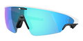Oakley Sonnenbrille Meta Vanguard 800106 (Glasfarbe: Prizm Sapphire) weiss - 1 Brille mit Hartschalenetui